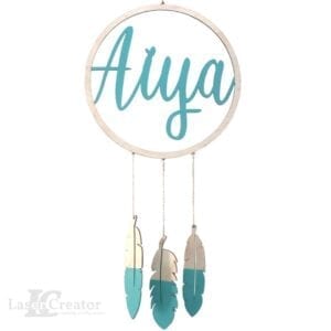Wooden Dream Catcher, Wall Hanging, Wall Decor, Birthday Gift for the Girl, Home Decor, Personalized Dream Catcher