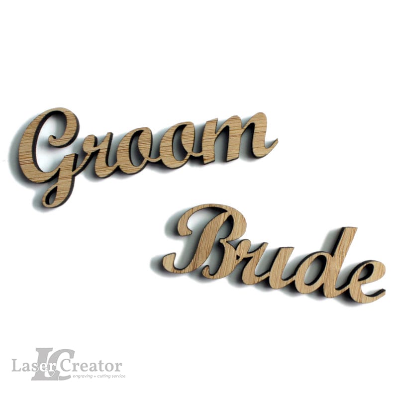Wooden Tag Place Card - Wedding Accessorie