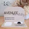 Acrylic Layered Business Card Holder & Square Pay Dock