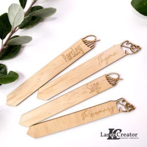 Veggie/Herb Wooden Garden Stake Pack | Plant Markers
