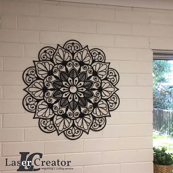 Flower Mandala Wall Art Design 1