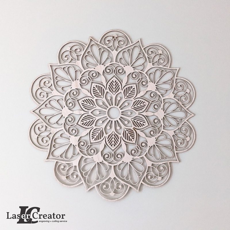 Flower Mandala Wall Art Design 1