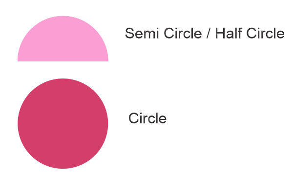 Acrylic Semi Circle Blanks and Acrylic  Circle Blanks