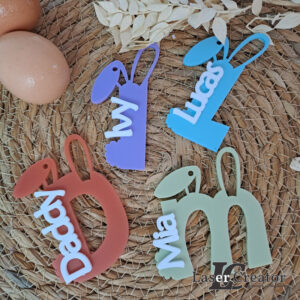 Personalised Letter Easter Tag