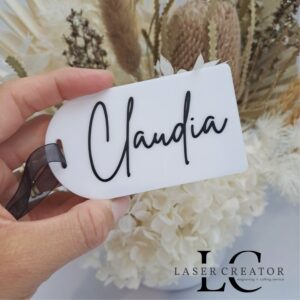 Personalised Arched Luggage Tags