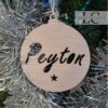 Christmas Bauble Name Cut Out