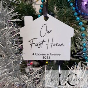 Our First Home Acrylic Ornament