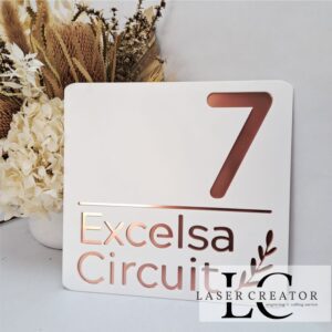 Custom House Number Sign | Personalised