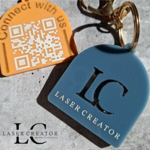 QR Code | NFC | Custom Keyring | Acrylic Keychain