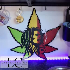 Bob Marley Smoking Wall Art