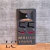 Custom Solar House Number Sign with Motion Sensor Light